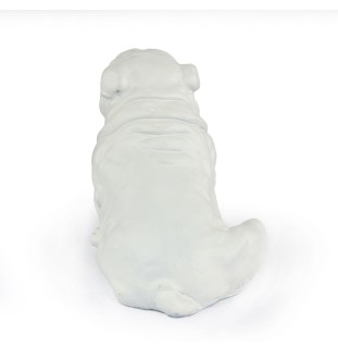Buldog angielski figurka siedząca z żywicy Art-Dog